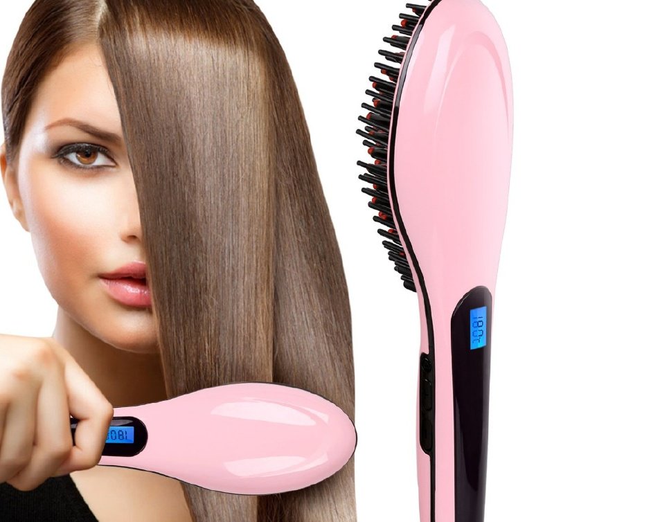 Fast Hair Straightener Brush – 